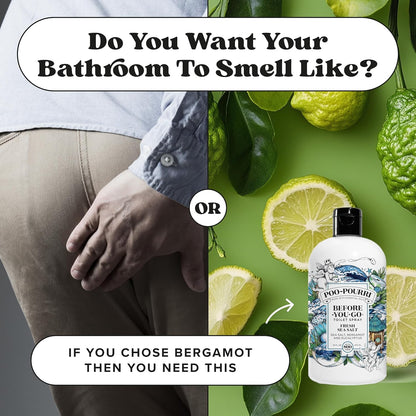 Poo~Pourri 16oz Fresh Sea Salt | Odor Eliminating Spray for Home Freshness