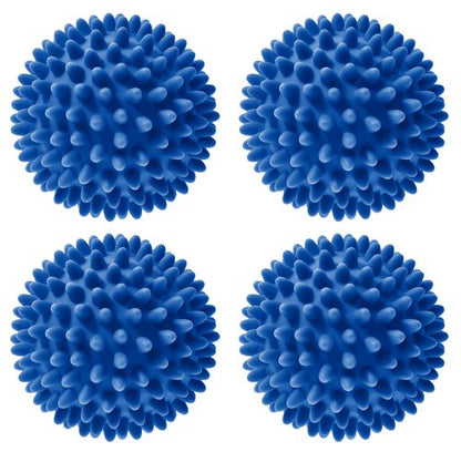 Handy Laundry Laundry Dryer Balls, Clothes Come Out Soft, Fluffy, Fewer Wrinkles & Less Static Cling, A Natural Alternative to Fabric Softener, Reduce Drying Time and Save on Energy, (Set of 4)