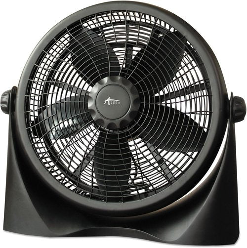 Alera 16" Super-Circulation Tilt Fan - 3-Speed Plastic Design in Sleek Black Finish