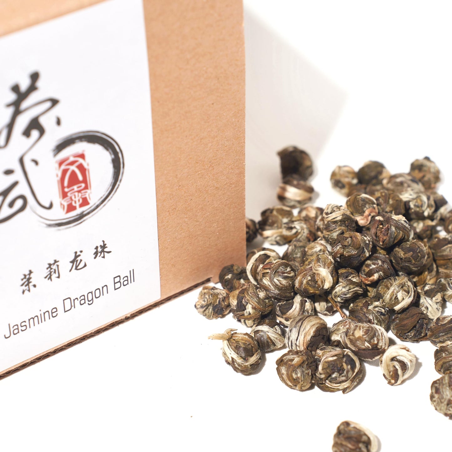 ChaWuWarmSun [A] Jasmine Pearls Tea Dragon Ball,3.5oz/100g,Loose Leaf Green Tea of Chinese