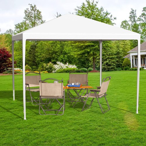 10x10 Gazebo Waterproof Outdoor Canopy - Durable Patio Tent for Weddings & BBQs