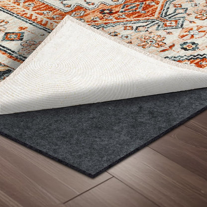 Skiennix 100% Waterproof Rug Pad - Non-Slip 8x10 ft Carpet Pad for All Floors | Secure & Soft Support