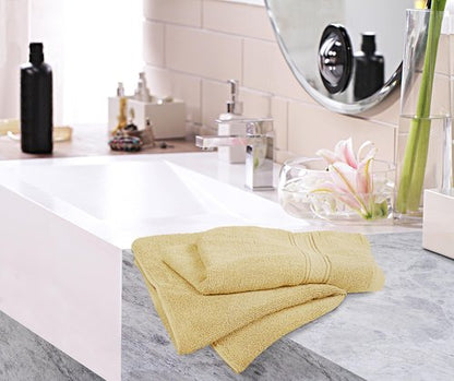 Utopia Towels 6 Pack Premium Hand Towels Set, 16 by 28 inches, 100% Ring Spun Cotton, Ultra Soft and Highly Absorbent 600GSM Towels for Bathroom, Gym, Shower, Hotel, and Spa, Beige