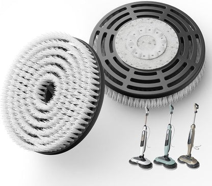 AIR U+ Steam Mop Replacement Brush Pads - Upgraded Design for Shark S8201, S8001, S7201 | 2 Count