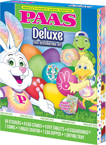 PAAS Deluxe Easter Egg Decorating Kit - Create Beautiful Eggs for Your Family Tradition