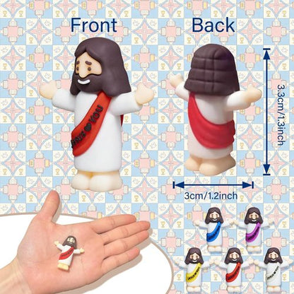 Little Jesus Figures - 30PCS Religious Mini Figurines | Perfect Easter Egg Fillers & Party Favors