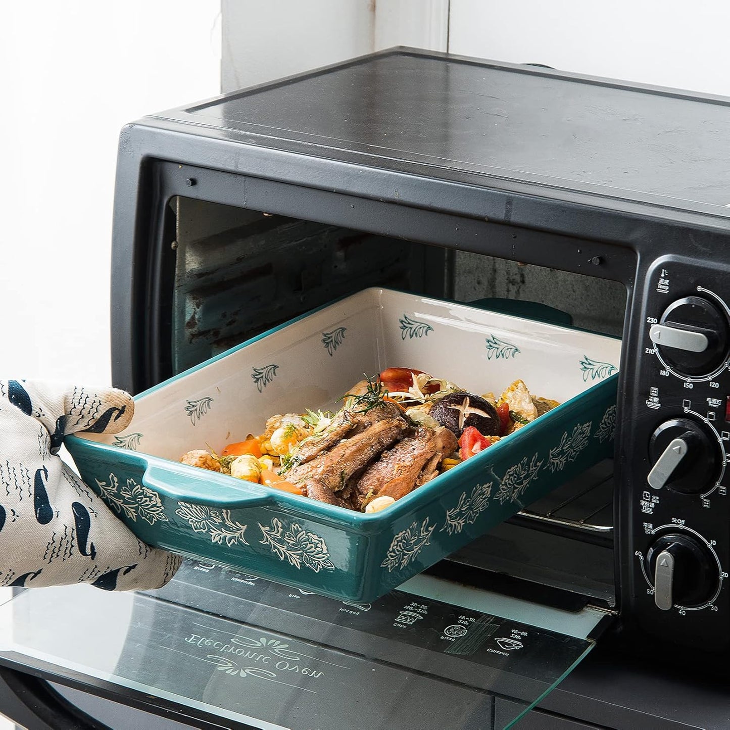 Wisenvoy Casserole Dish - Ceramic Lasagna Pan Bakeware Set | 13x9 Baking Dish for Perfect Meals