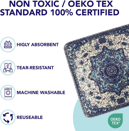PUPIBOO Washable Dog & Cat Pee Pads - Super Absorbent, 100% Waterproof, Non-Slip Training Pads | Reusable & Leak-Proof