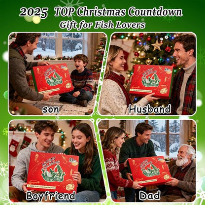 Fishing Advent Calendar 2025 - 24-Day Countdown for Men & Teens | Perfect Christmas Gift