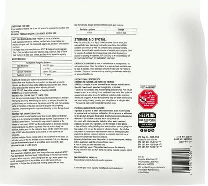 HTH 52030B Swimming Pool Care Shock - Boost Chlorine Levels with Cal Hypo Formula | 13.3oz (Pack of 6)
