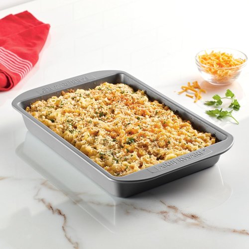 Farberware Nonstick Bakeware - Rectangle Cake Pan, 9 Inch x 13 Inch, Gray Finish for Easy Release