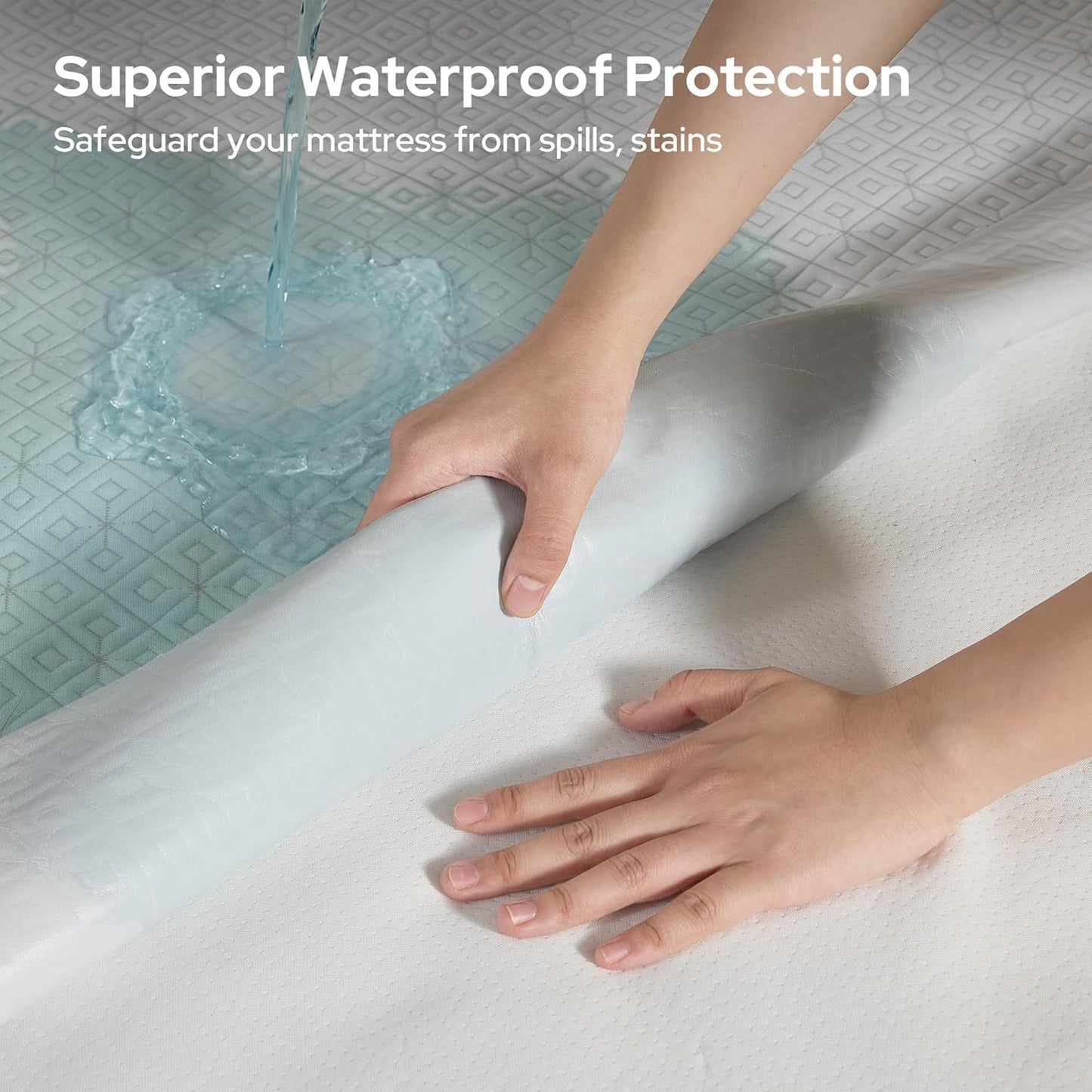 BEDLORE King Mattress Protector - Waterproof, Noiseless Cover for 6-18 Inch Mattresses | Soft & Breathable