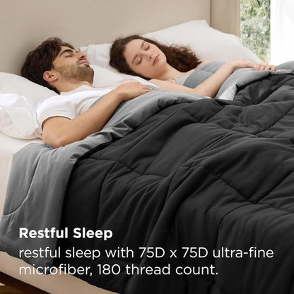 Bedsure Comforter - Get a Free Black/Grey Comforter with Your Purchase | Soft & Cozy Bedding