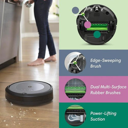 iRobot Roomba i3+ EVO (3550) Self-Emptying Robot Vacuum - Smart Mapping, Alexa Compatible, Ideal for Pet Hair