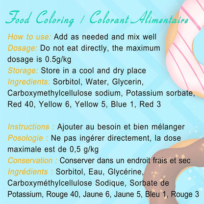 Vivid Food Coloring by [Brand Name] - Tasteless Liquid Dye for Baking & Crafts | 6 fl. oz (White)