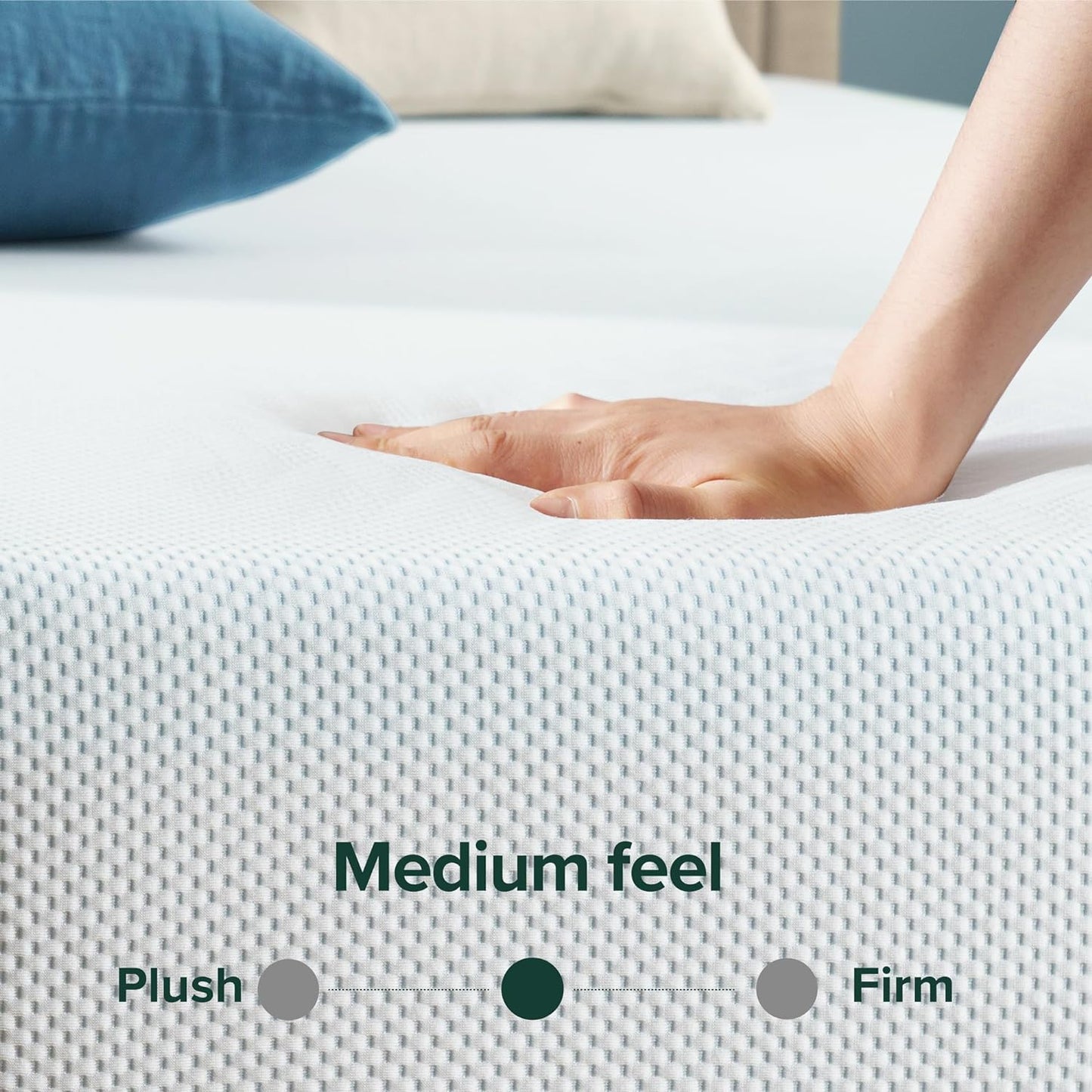 Zinus 8 Inch Green Tea Memory Foam Mattress - Twin Size, Medium Firmness, Cooling Gel, Fiberglass Free