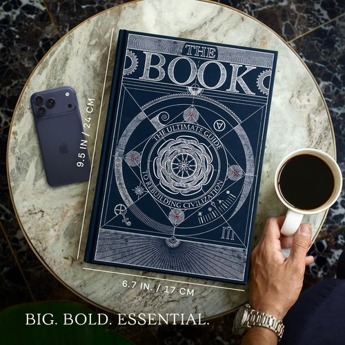HUNGRY MINDS The Book + Octopolis Puzzle - Ultimate Guide to Rebuilding Civilization | 400+ Pages of Engaging Illustrations