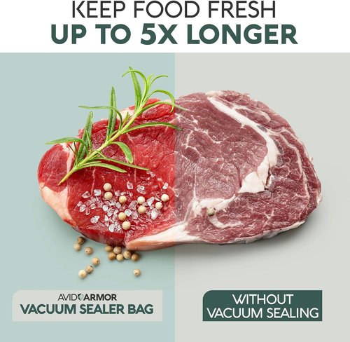 Avid Armor Vacuum Sealer Bags - Non-BPA Food Storage & Sous Vide | Pint, Quart & Gallon Combo Pack (150 Bags)
