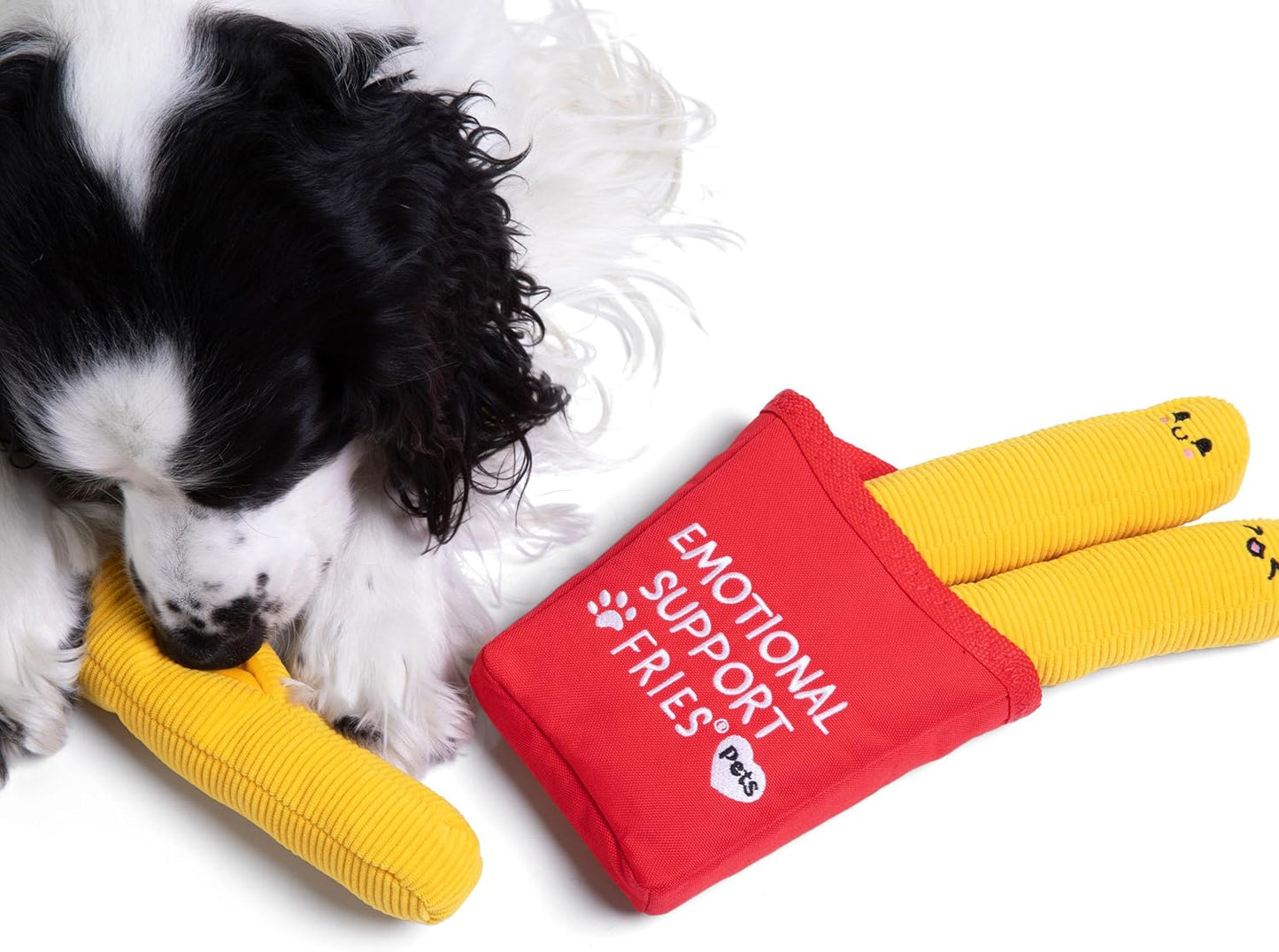 Relatable Emotional Support Pet Fries - Cuddly Dog Toys & Puppy Essentials | Perfect Gift Set of 3