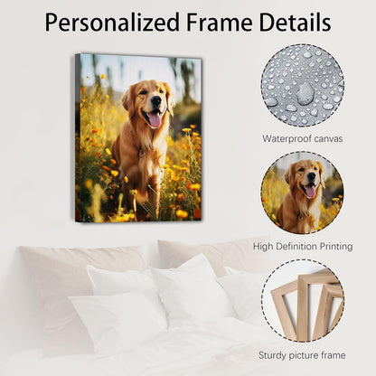 SPECPIX Custom Canvas Prints - Personalized Wall Art for Family & Pets | 24x36" Framed Canvas