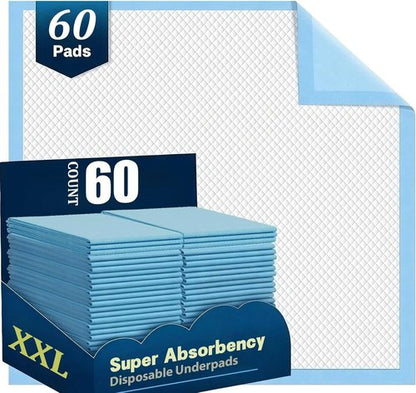 Disposable Bed Pads by [Brand Name] - Super Absorbent 30" x 36" Waterproof Underpads for Adults, Kids & Pets