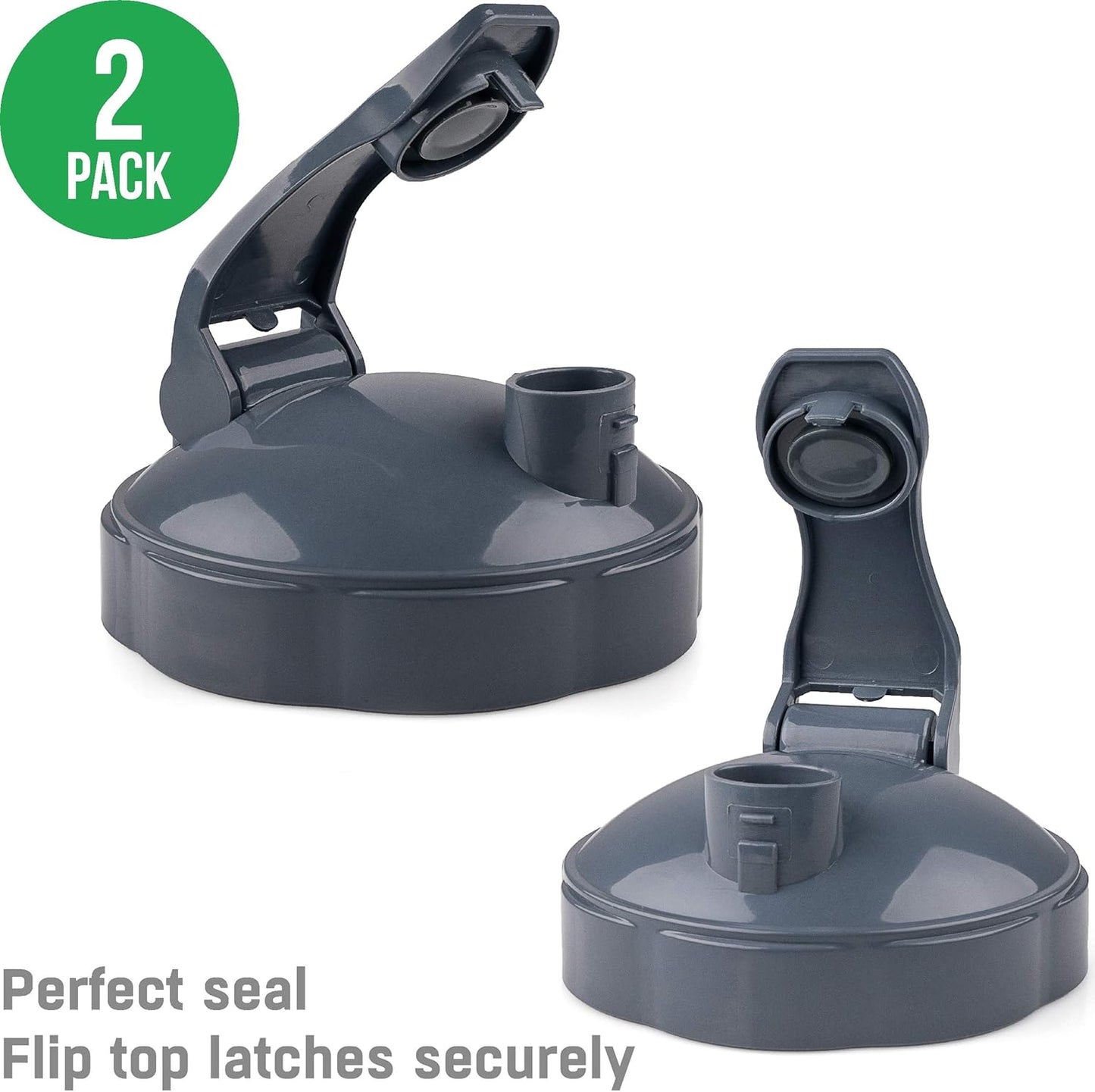 Nutribullet Flip Top To Go Lids - Convenient Replacement Parts for Blender Cups | Durable & Portable