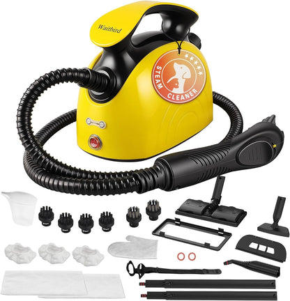 Waitbird Handheld Steam Cleaner - 21 Accessories, 248°F High Temperature for Home & Floors