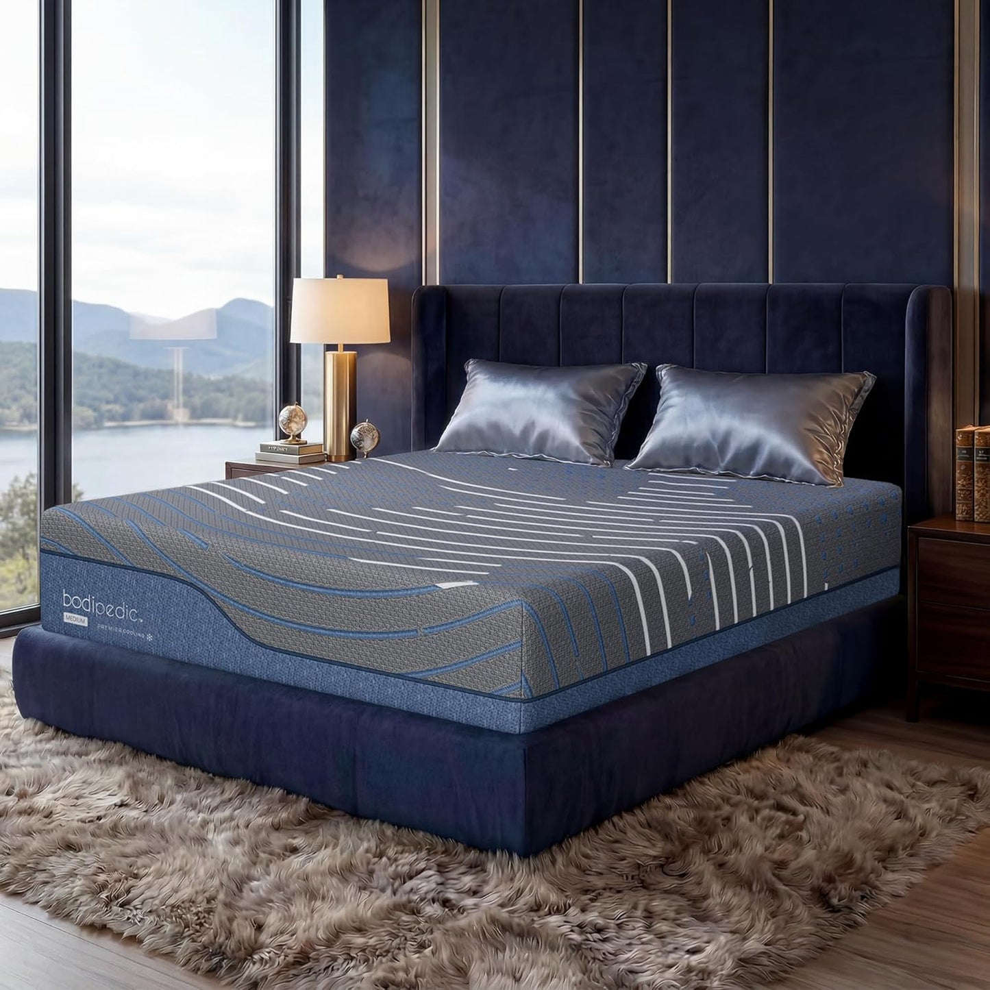 Queen Size Memory Foam Mattress - 12 Inch Medium Firm with Cooling Gel-Infused Cover | CertiPUR-US Certified