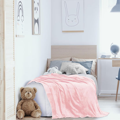 Utopia Bedding Fleece Blanket - Twin Size Pink 300GSM Luxury Soft Microfiber | Anti-Static & Fuzzy (60x80 Inch)