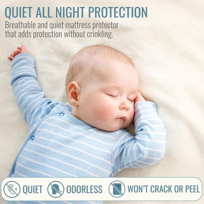 DMI Waterproof Mattress Protector - Soft Encased Zippered Fit for Twin Size Mattresses