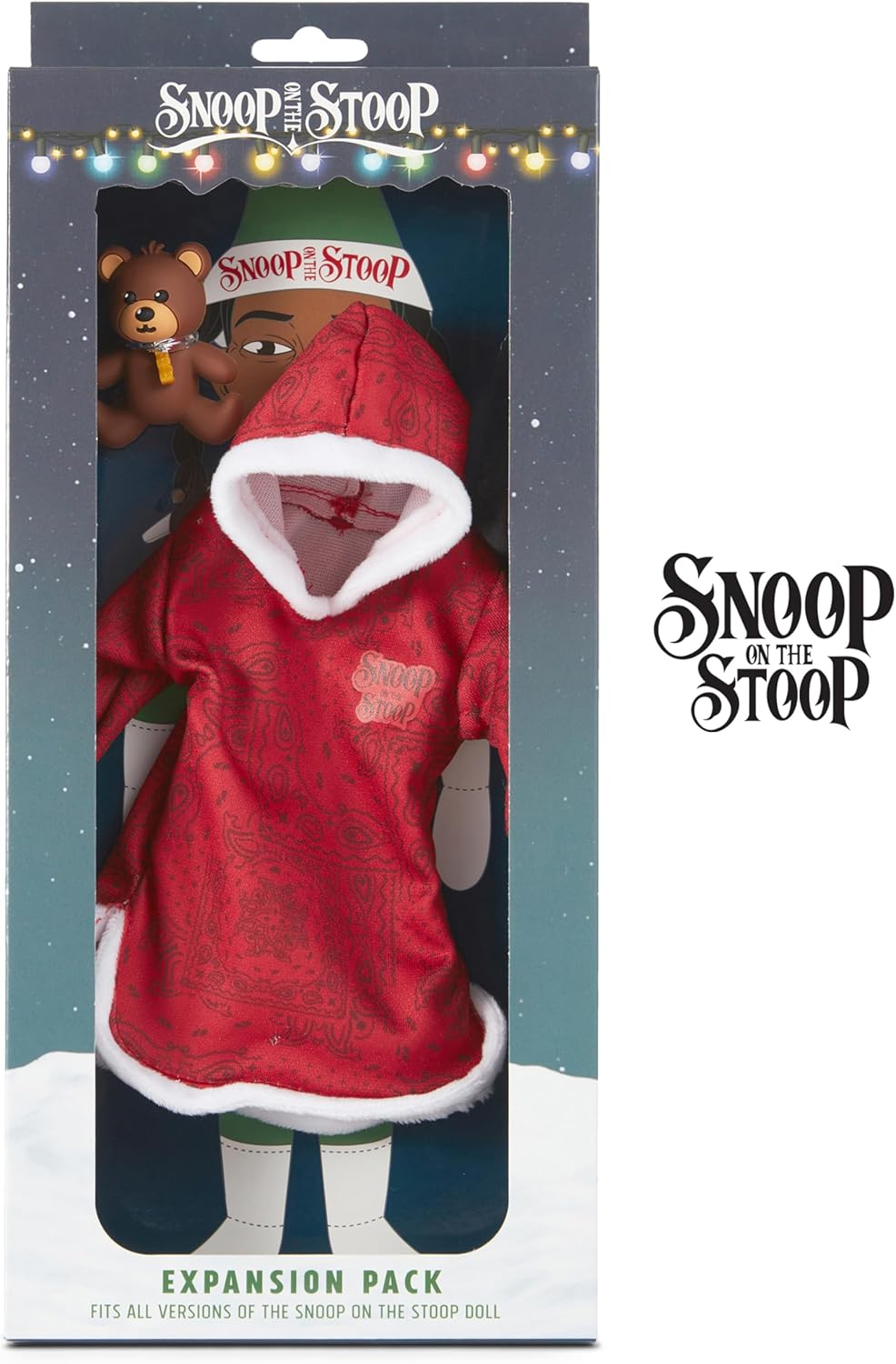 Snoop Dogg Pajama Expansion Pack - Red Robe with Teddy Bear | Perfect for Secret Santa Gifts