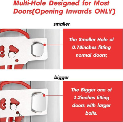 AceMining Portable Door Lock - Enhance Home Security & Privacy | Ideal for Travel, Hotels, Apartments