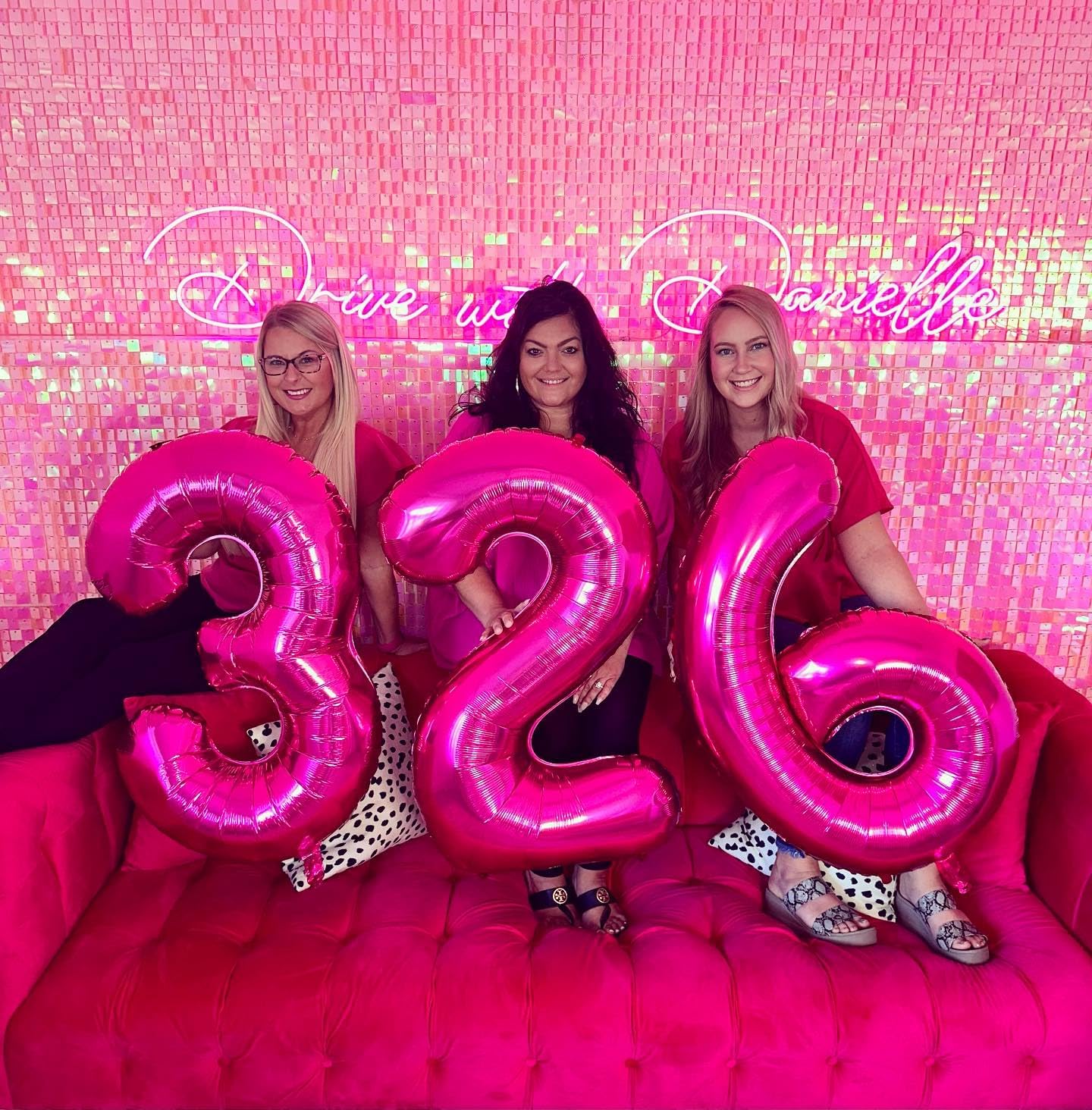 Regine Switzerland Hot Pink Number 13 Balloons - 40 Inch Birthday Decorations for Girls