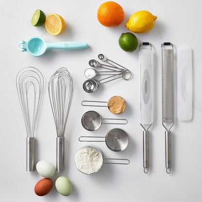 Martha Stewart Richburn 4-Piece Stainless Steel Measuring Cups Set - Durable, Accurate Kitchen Tools for Baking
