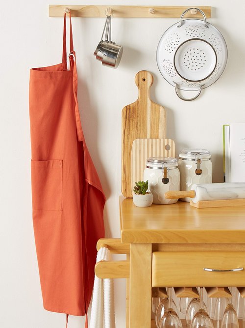 DII Everyday Basic Kitchen Collection, Plus Size Apron, Spice