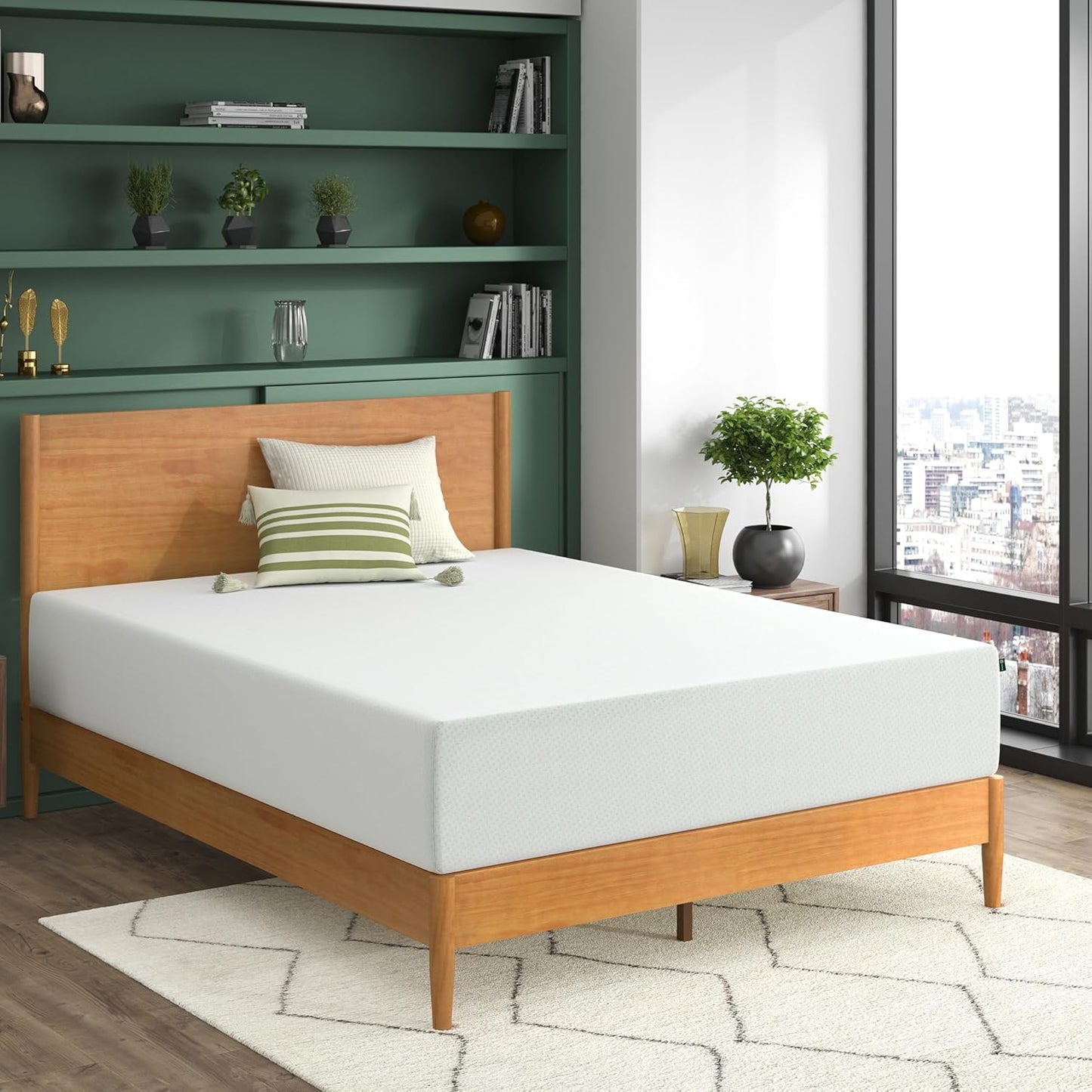 ZINUS Memory Foam Mattress - 12 Inch Green Tea Infused Comfort | California King Size