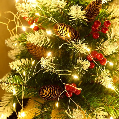 Fairy Lights 10 Feet - 200 LEDs Waterproof String Lights with Remote | 8 Lighting Modes for Bedroom & Wedding, Warm White