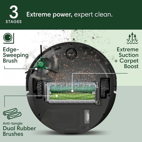 iRobot Roomba Plus 504 Vacuum - Powerful Suction, Anti-Tangle Brushes, Self-Emptying Dock, Ideal for Pet Hair