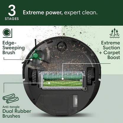 iRobot Roomba Plus 504 Vacuum - Powerful Suction, Anti-Tangle Brushes, Self-Emptying Dock, Ideal for Pet Hair