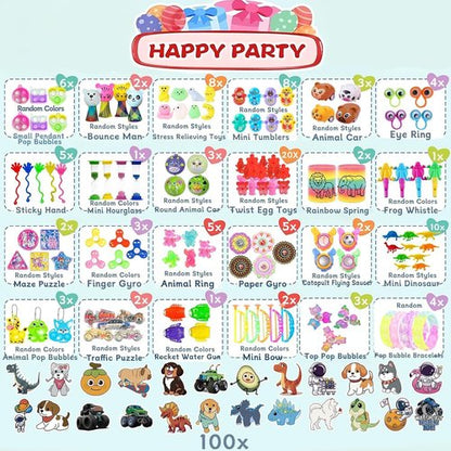 212-Pack Assorted Party Favors | Fun Gift Toy Set for Boys & Girls | Ideal for Events & Celebrations
