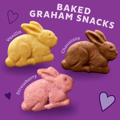 Annie's Organic Bunny Grahams - Neapolitan Flavor Snack - 7.5 oz Box