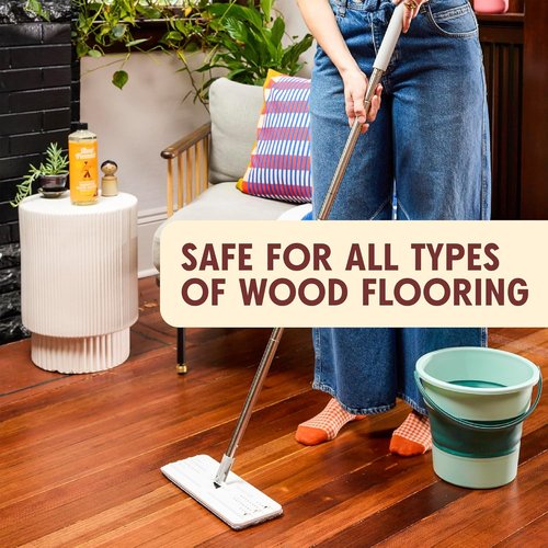 Aunt Fannie's Hardwood Floor Cleaner - Vinegar-Free Plant-Based Solution | Bright Lemon Scent, 32 oz (Pack of 3)