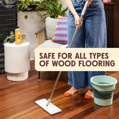 Aunt Fannie's Ultra Concentrated Hardwood Floor Cleaner, Vinegar-Free Plant Based Solution for Mopping, Bright Lemon Scent, 32 oz. (Pack of 3)