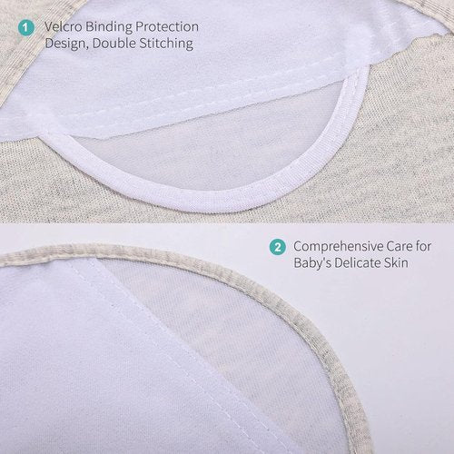 Hakochia Baby Swaddle Sleep Sacks - Easy Diaper Change for Newborns 0-3 Months | 3-Pack for Boys & Girls