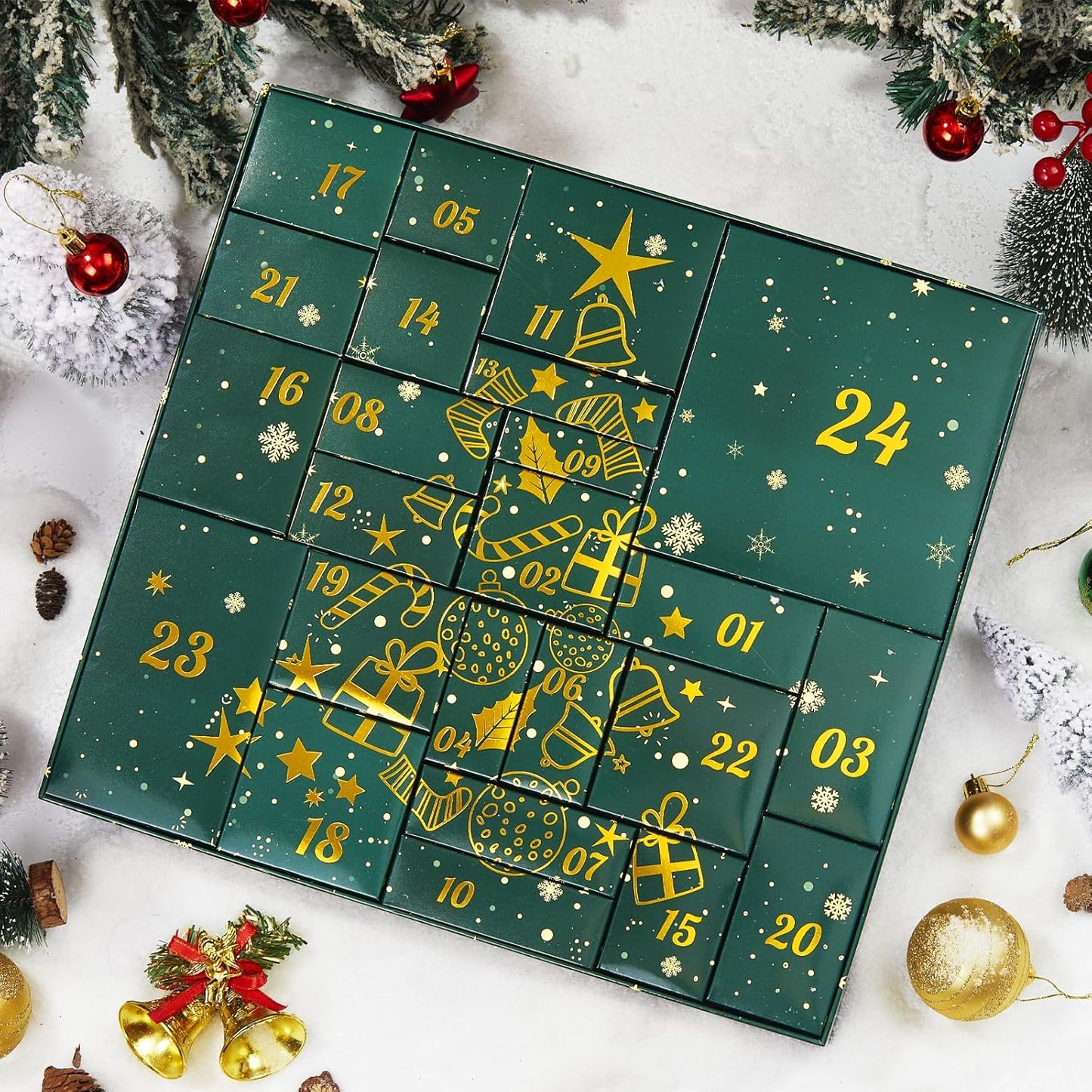 Skiennix Advent Calendar 2025 - 24-Day Skincare Gift Set for Women | Holiday Beauty Box & Spa Basket