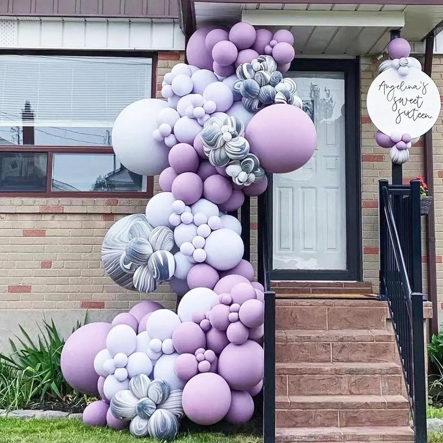 Voircoloria Pastel Purple Balloon Garland Kit - 90 Pack in 5/10/12/18 Inch for Parties & Celebrations