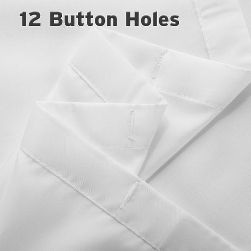 Titanker Waterproof Fabric Shower Curtain Liner Washable, Cloth Shower Liner with Magnets, White Shower Liner Soft Fabric, Lightweight Shower Curtain Liner, 70x72 Inches