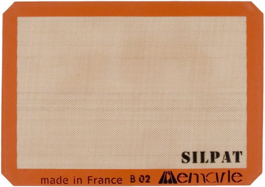 Silpat Nonstick Baking Mat Set - Half Size 11.6 x 16.5 Inch for 13 x 18 Inch Pans | Set of 2