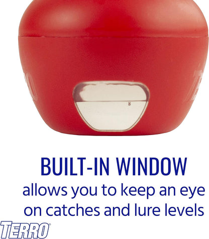 Terro T2503-3 Fruit Fly Trap - Effective Indoor Pest Control | Safe & Non-Toxic Solution