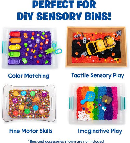 Educational Insights Pluffle® Mini 8-Pack - Mess-Free Sensory Foam Set for Toddlers | Ideal for Home or Classroom Fun